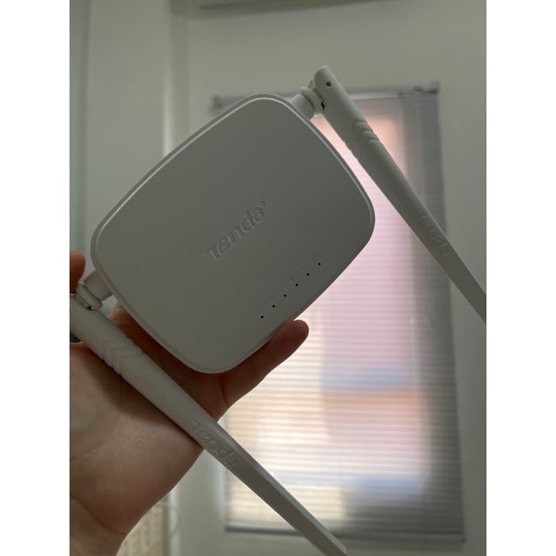 Roteador 2 antenas tenda N300, multilaser ou linkone com fonte usado