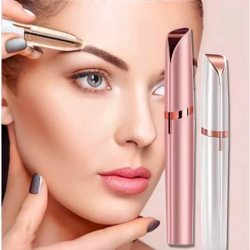 Kit 1-4 Caneta Depiladora Para Sobrancelhas,Nariz Elétrica Recarregável USB