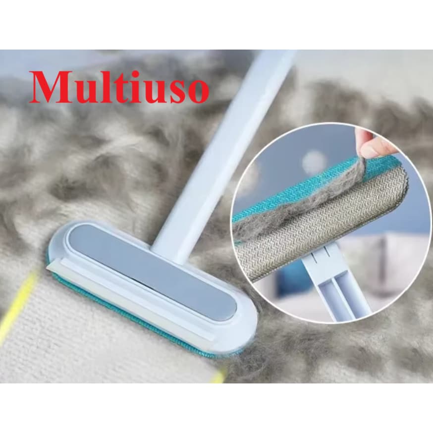 Kit 1/2 Escova Tira Remove Pelos de Animais Multifuncional Estimação Limpeza Prática