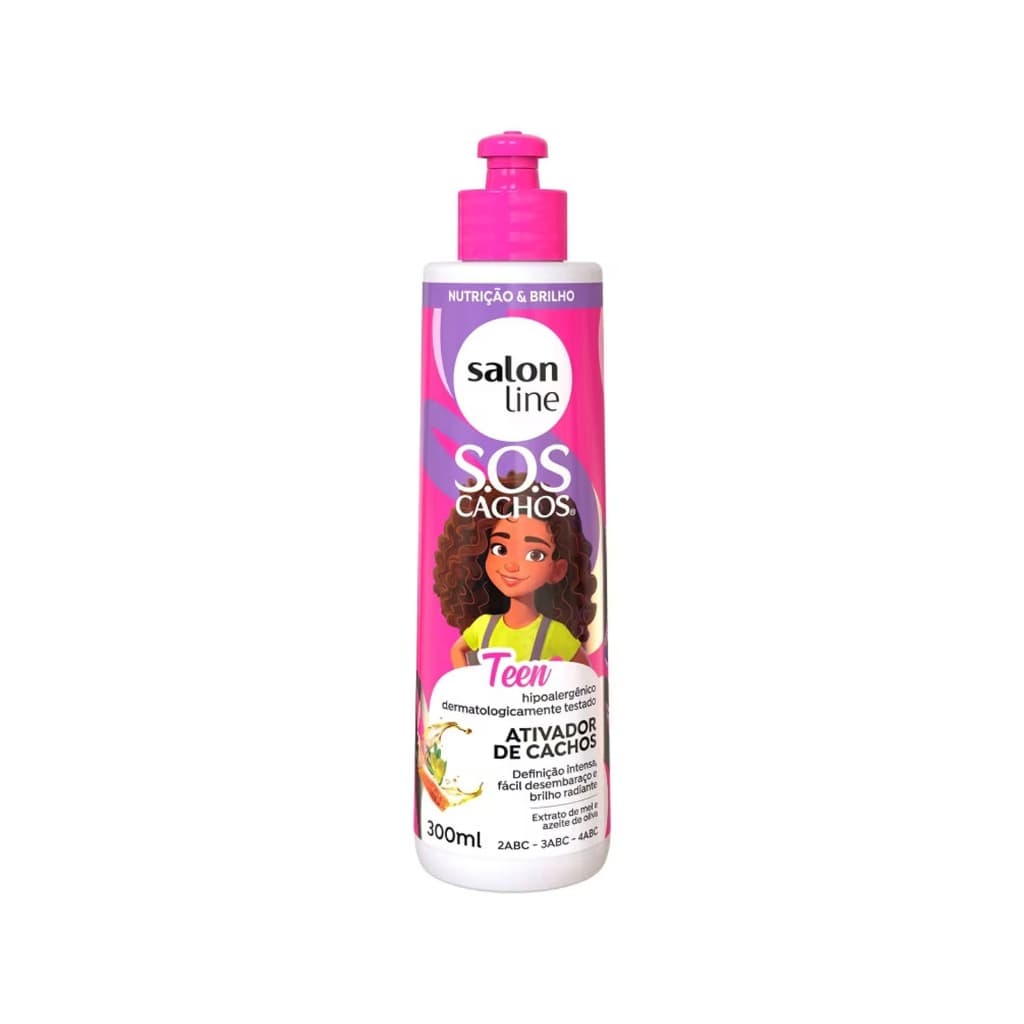 Ativador de Cachos SOS Cachos Teen Salon Line 300ml