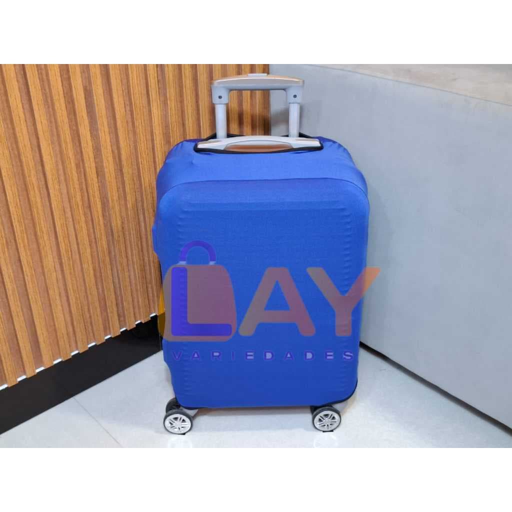 Capa Protetora de Mala Bagagem Viagem Cores Lisas * 1 Unidade