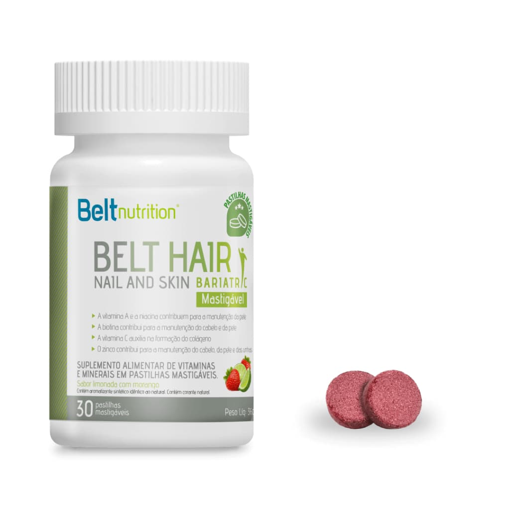 Belt Hair, Nail and Skin Bariatric Mastigável Unhas e Pele