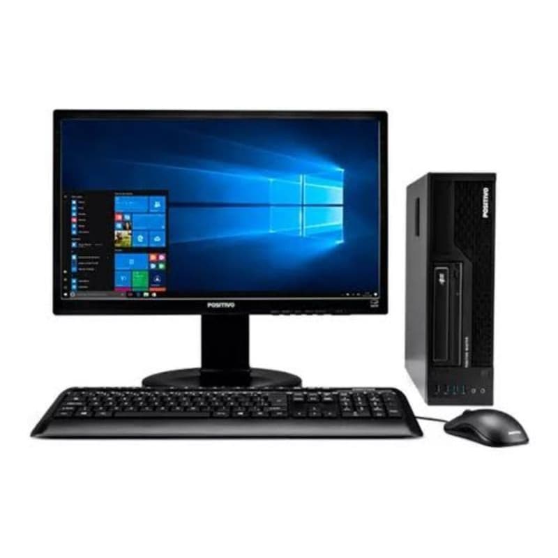 Computador Desktop i3 4°geracao master 8gb ddr3 ssd120gb momitor 19wifi