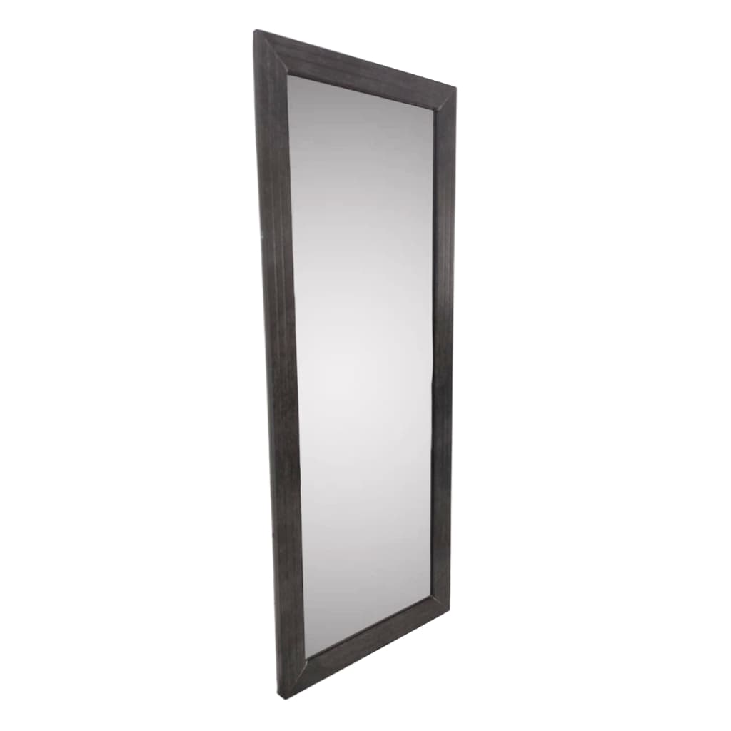 Espelho Cristal Moldurado Em Madeira 65cmx25cm Retangular Decoração