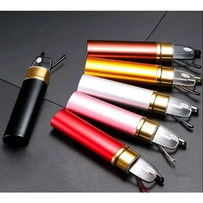 Óculos De Leitura Portátil Com Grau Perto Descanso + Estojo Estilo Caneta