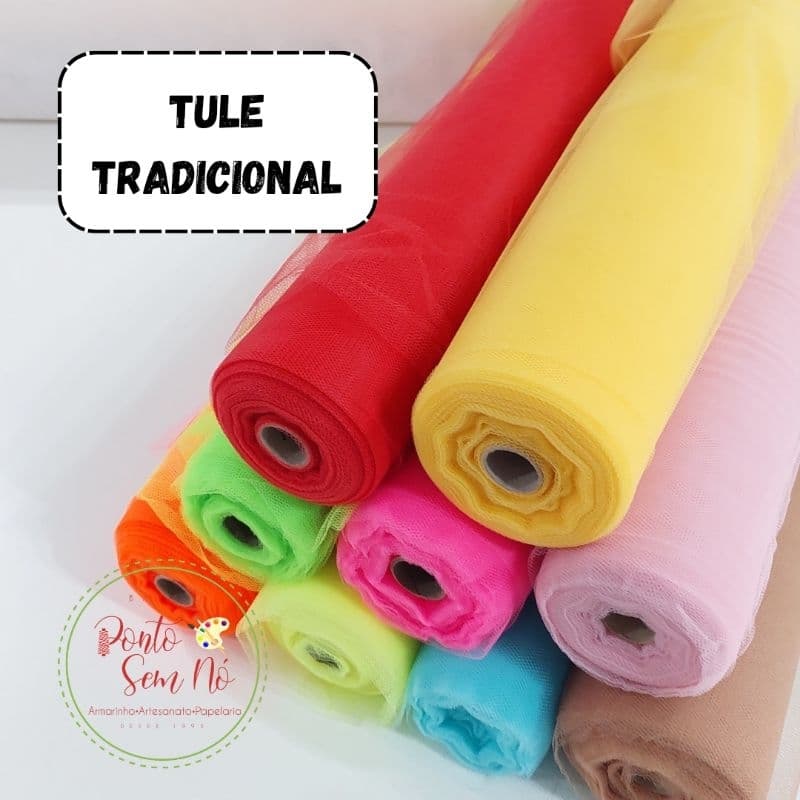 Tule Tradicional 120cm de largura