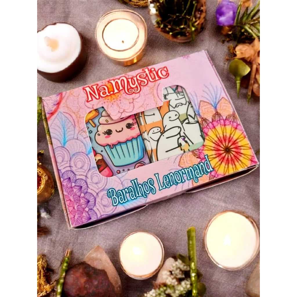 Combo Cake e flork lenormand (baralho cigano) Versão estendida