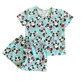 Pijama Infantil Menina Verão Juvenil Manga Curta 1 ao 14 sortidos