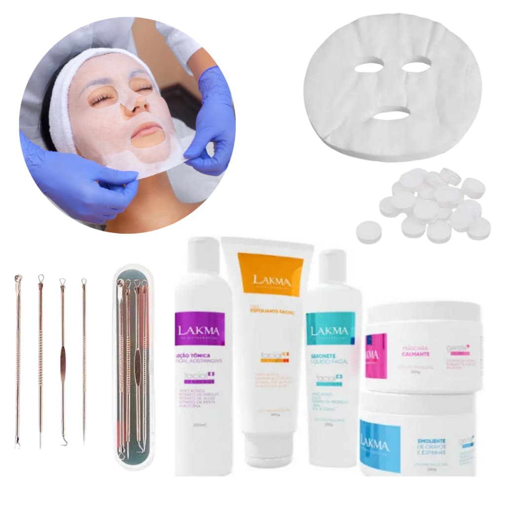 Kit Limpeza de Pele Completo de Alto Rendimento e Qualidade Lakma