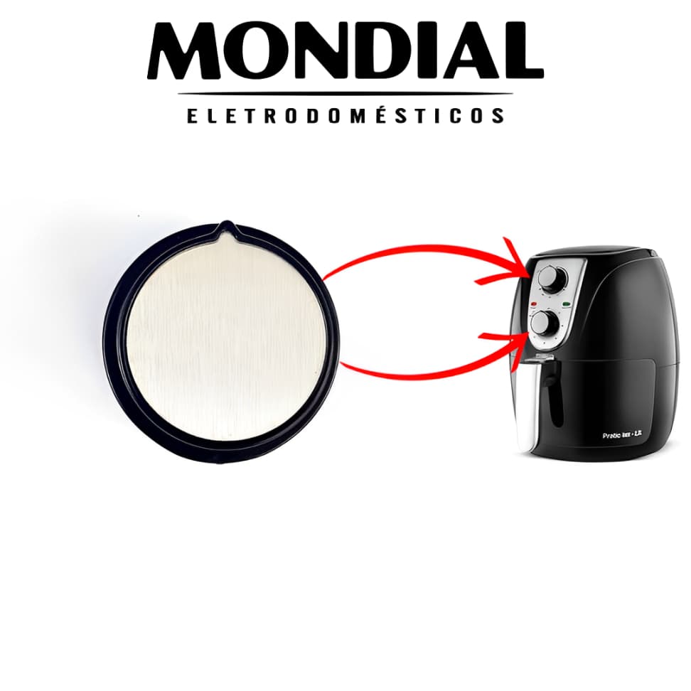 Botão Knob Air Fryer Fritadeira Mondial Af-33 Af-34
