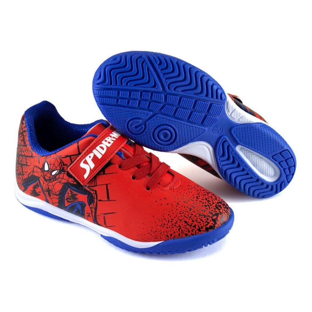 Chuteira Infantil de Futebol Indoor Homem Aranha  com velcro Marvel 4302