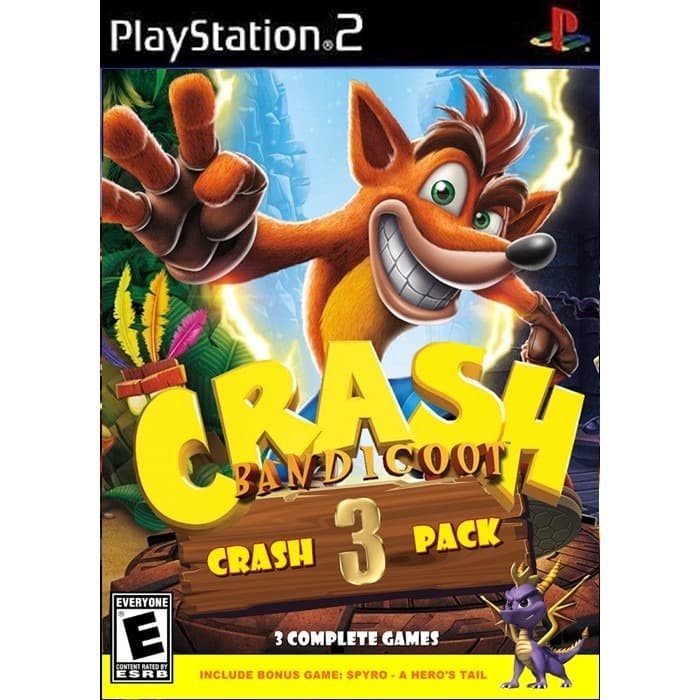Coleção Crash Bandicoot 3 em 1 - Ps2