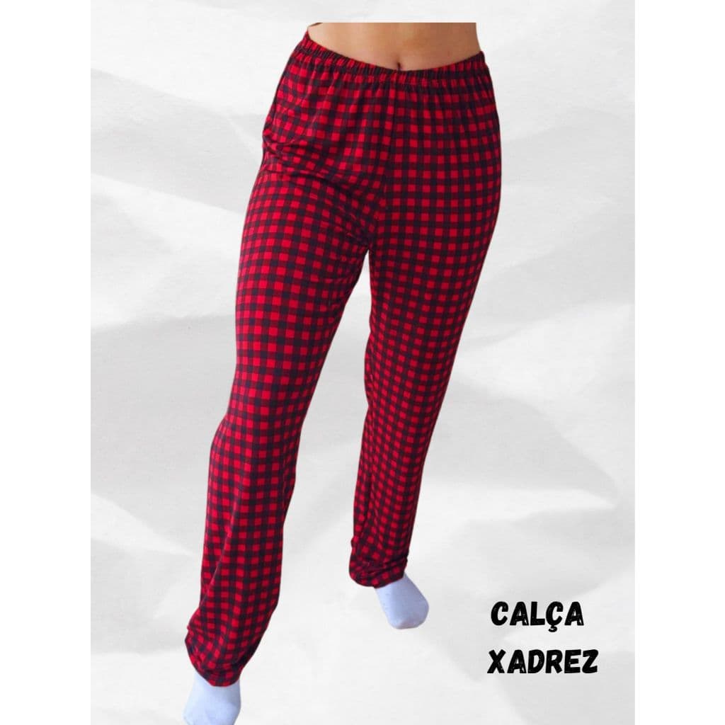 Calças FINAS Para dormir lisas Estampadas