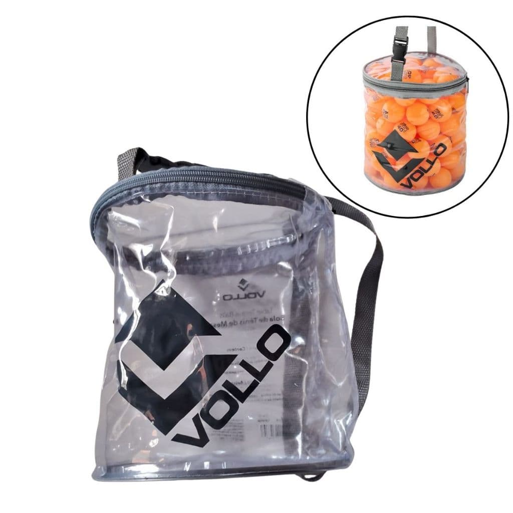 Bolsa Vazia Para Bolinha de Ping Pong Tenis de Mesa Plástico Transparente Ideal Para Praia Com Alça