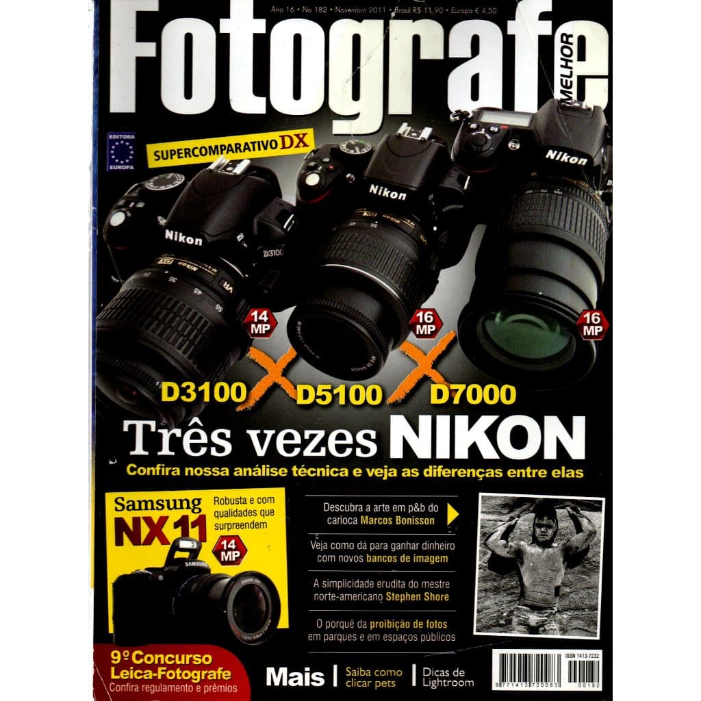 Revista Fotografe Melhor, Ano 16, N 182, Novembro 2011