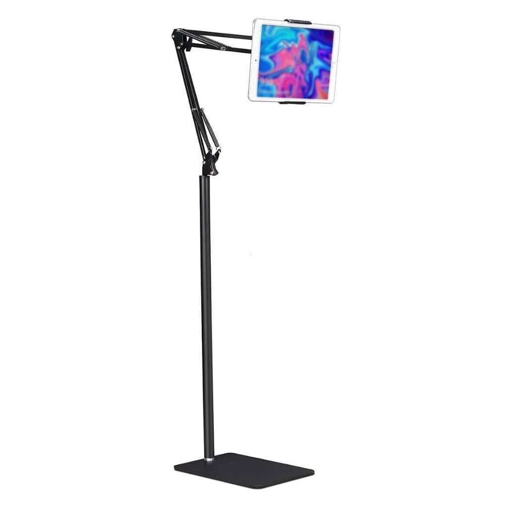 Suporte de chão para tablet iPad, suporte suspenso para telefone - Dispositivos com tela de 4 a 12,9 polegadas