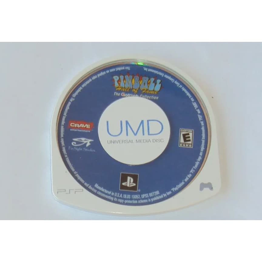 Pinball Hall Of Fame The Gottied Collection Original para PSP - Funcionando - Usado