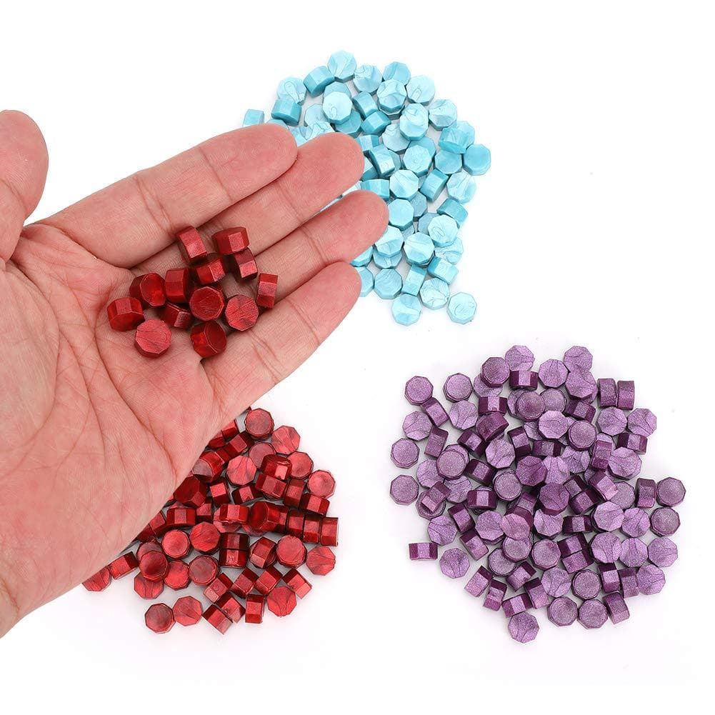 Cera para lacre 500 unidades  Para Sinetes, cartas carimbo, Lacre de cera atacado, várias cores