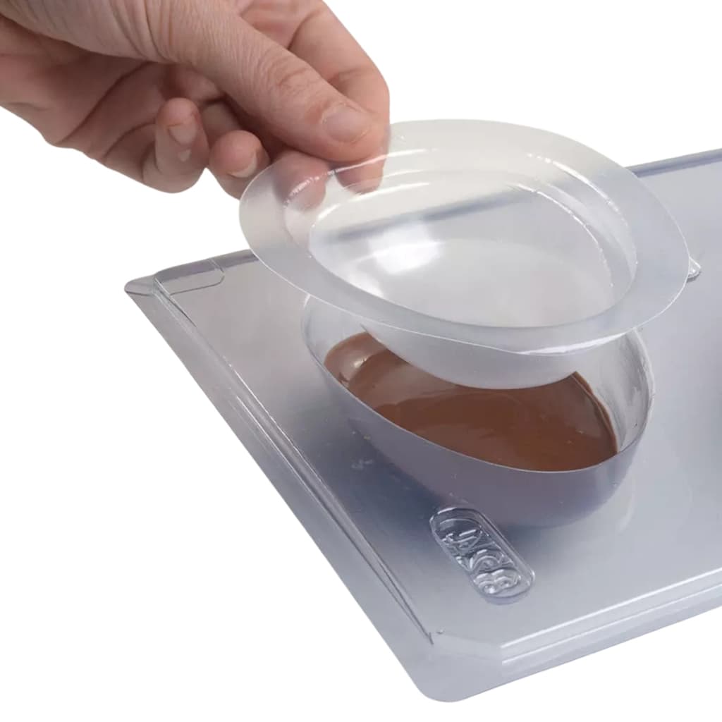 BWB Forma Especial Ovo Liso – Forma de Silicone para Ovos de Páscoa (Diversos Tamanhos)