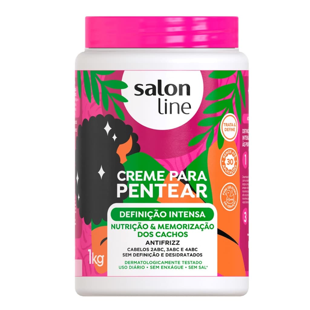 Creme Para Pentear Definição Intensa Salon Line 1kg