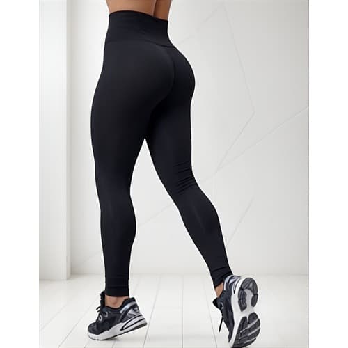 Legging Suplex Sem Transparência Fitness Academia Dia Dia Trabalho Grossa Cintura Alta  Feminina