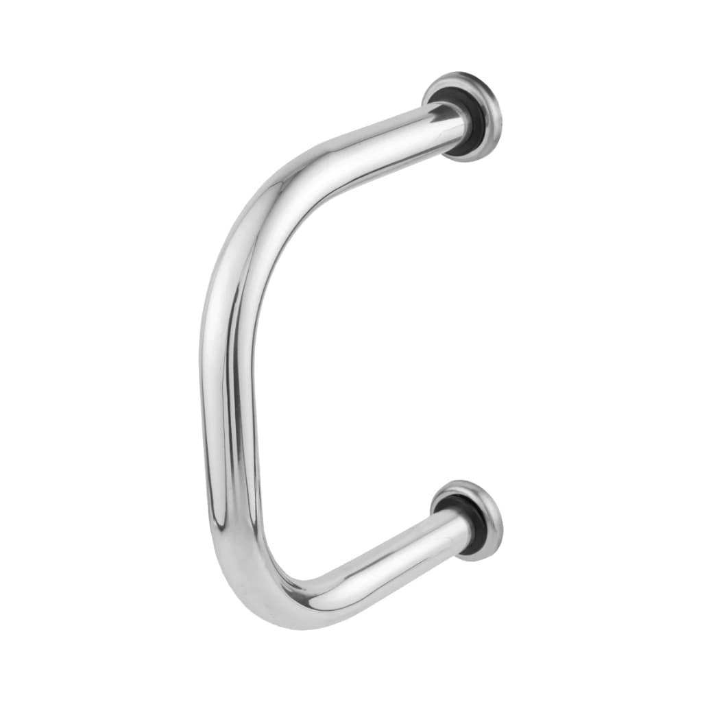 Barra de Apoio em U 30x30x30cm para Lavatório ou Banheiro Cromada