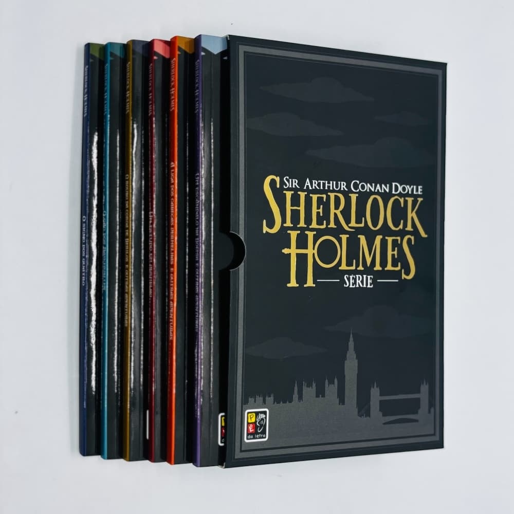 Colecao Sherlock Holmes - Box 6 Livros Fisicos - Especial