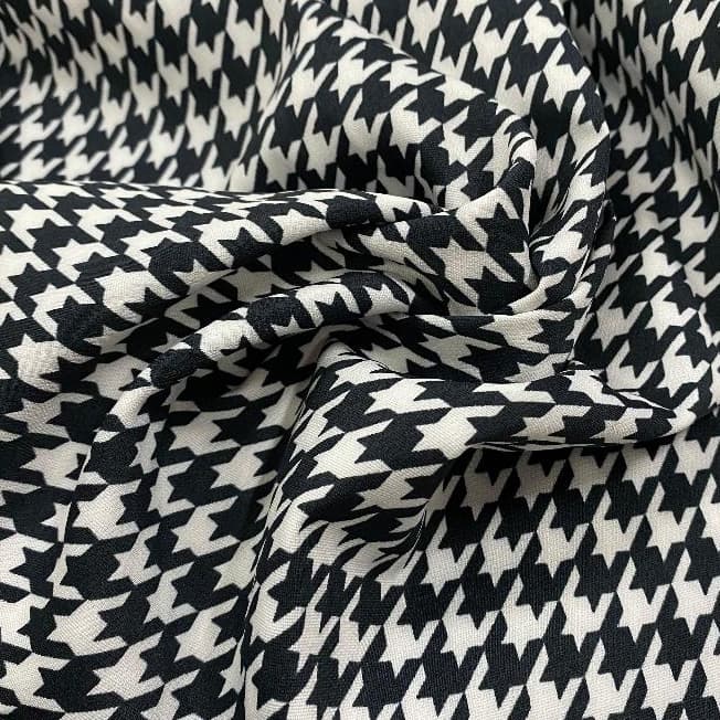 Tecido Alfaiataria Estampada Piedpoule 1 Metro (1,00x1,50)