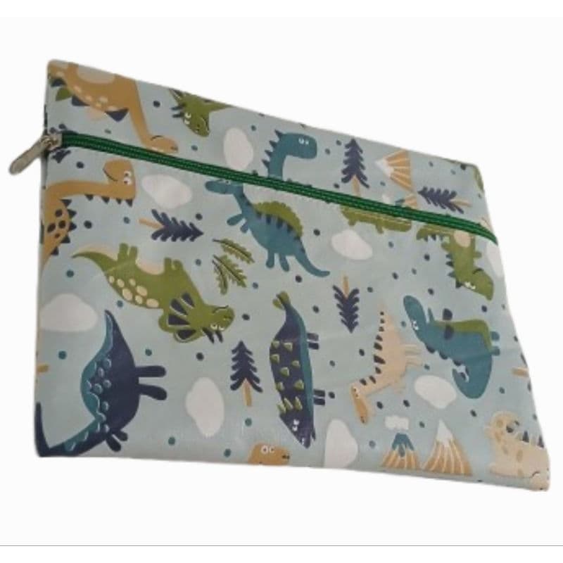 Saquinho organizador temático de dinossauro