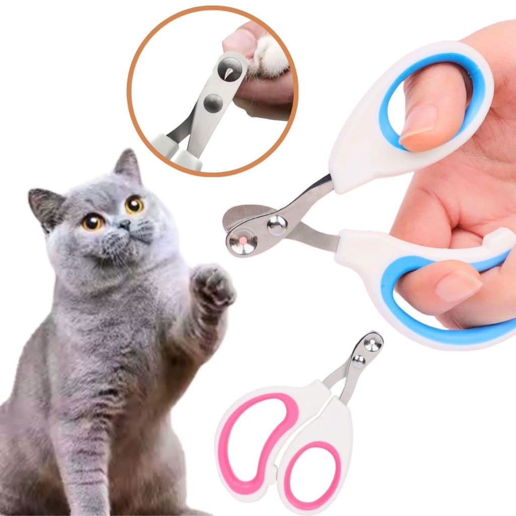Tesoura Alicate Cortador de Unha Para Gato Corte Seguro e Confortável