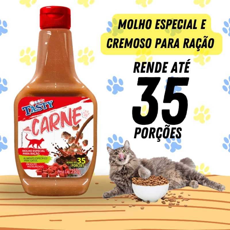 Molho Especial Para Ração Gato Cachorro - 250g
