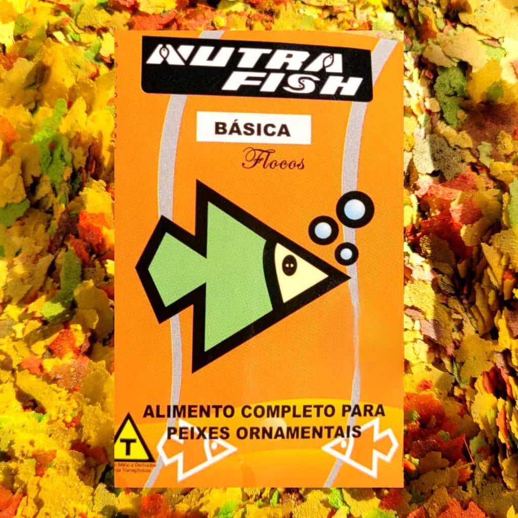Ração Flocos Nutrafish Peixe Ornamentais 50g/100g