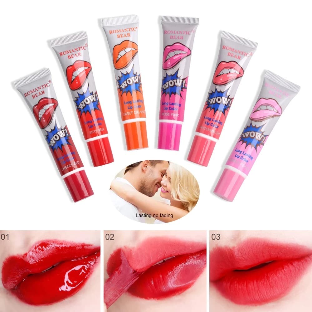 Batom Máscara Peeling Labial Longa Duração - ROMANTIC BEAR