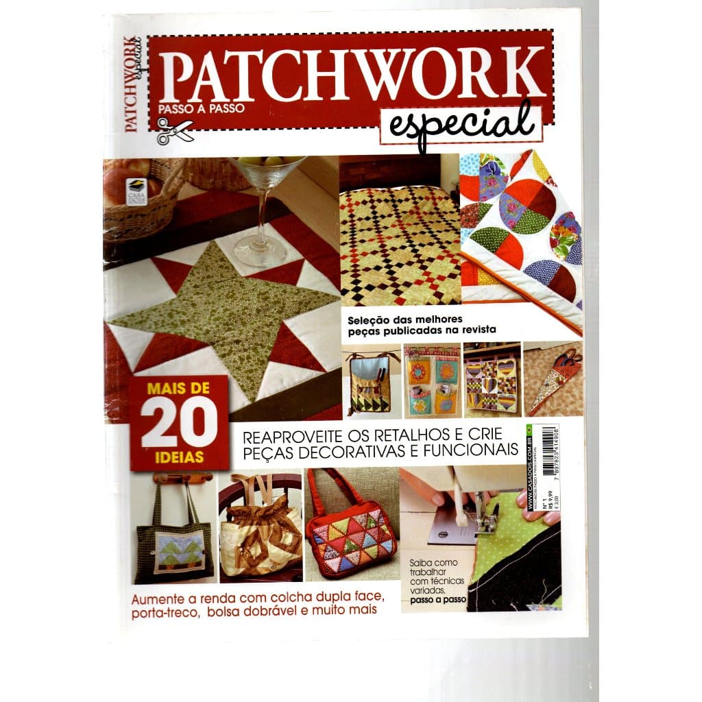 Revista Patchwork Especial, Passo A Passo, N 1