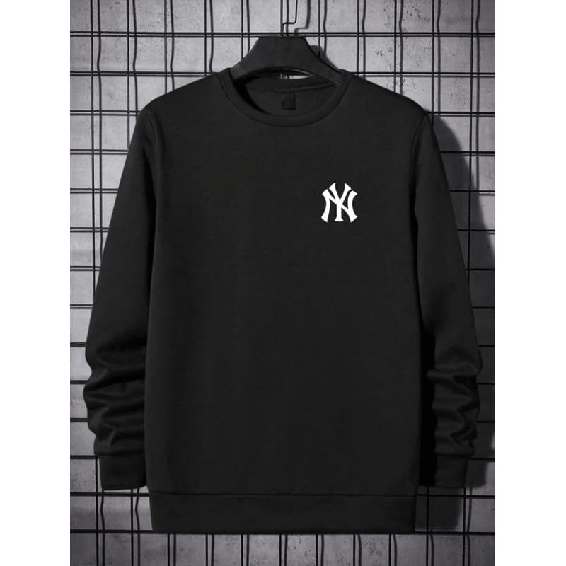 Moletom Gola Redonda New Masculino NY Flanelado Careca