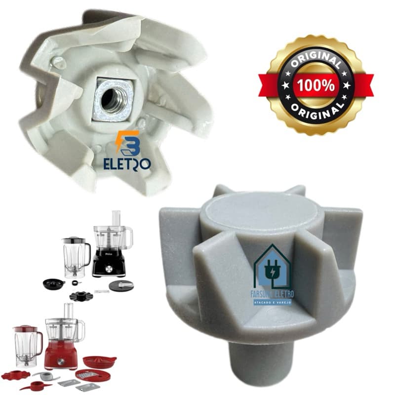 Arraste do Motor e do Copo para Multiprocessador Philco PMP1600 ( Original Genuínos com Porcas )