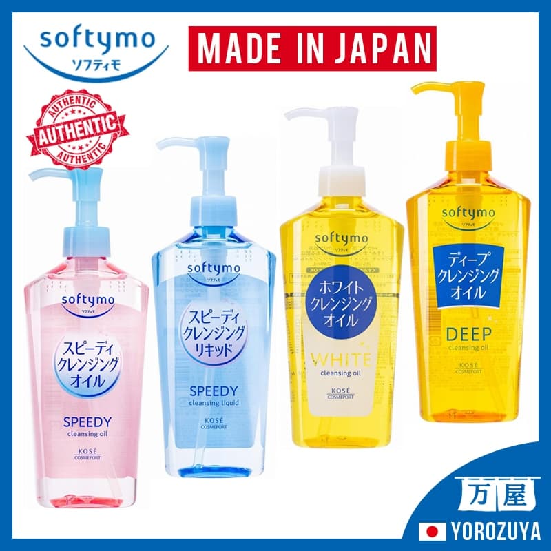 [Feito no JAPÃO] Kose Softymo Óleo de Limpeza Removedor de Maquiagem / Frasco e Recarga / Speedy Speedy Liquid Deep White [Direto do Japão]