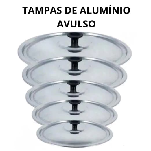 Tampas de Alumínio Avulso para Panelas