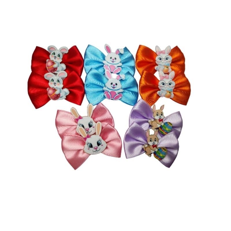 24 Laços Pet - Páscoa. Acessórios para banho e tosa.