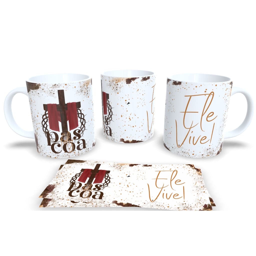 Caneca Páscoa Cristã / Religiosas