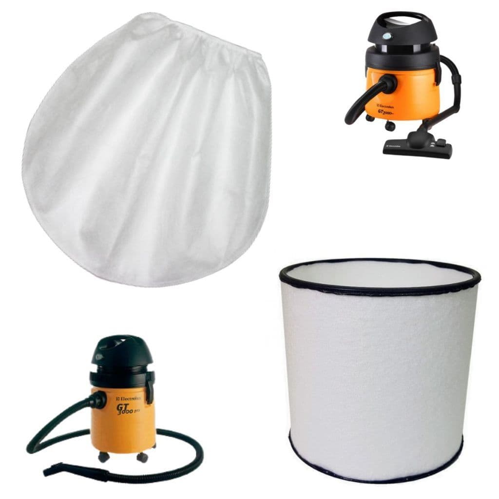 Kit Filtro Para Aspirador De Pó Electrolux Gt3000 Pro Antigo, A20L + 1 Filtro Pano