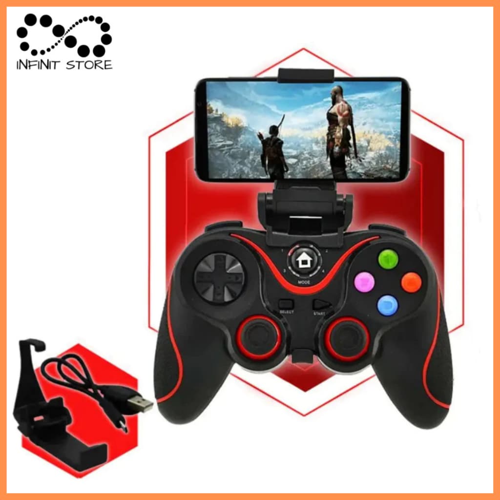 Controle Suporte Para Celular Gamepad Bluetooth Para Jogar Sem Fio