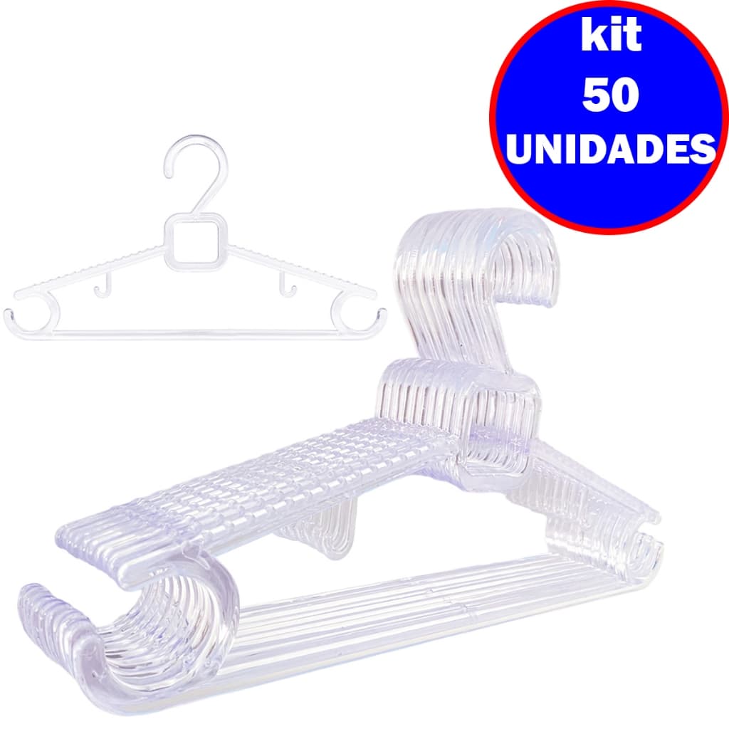 Kit Cabides acrilico transparente adulto resistente reforçado linha premium luxo