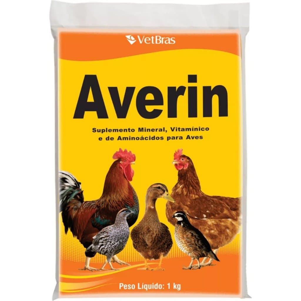 Averin 1kg - Suplemento Vitamínico Para Animal