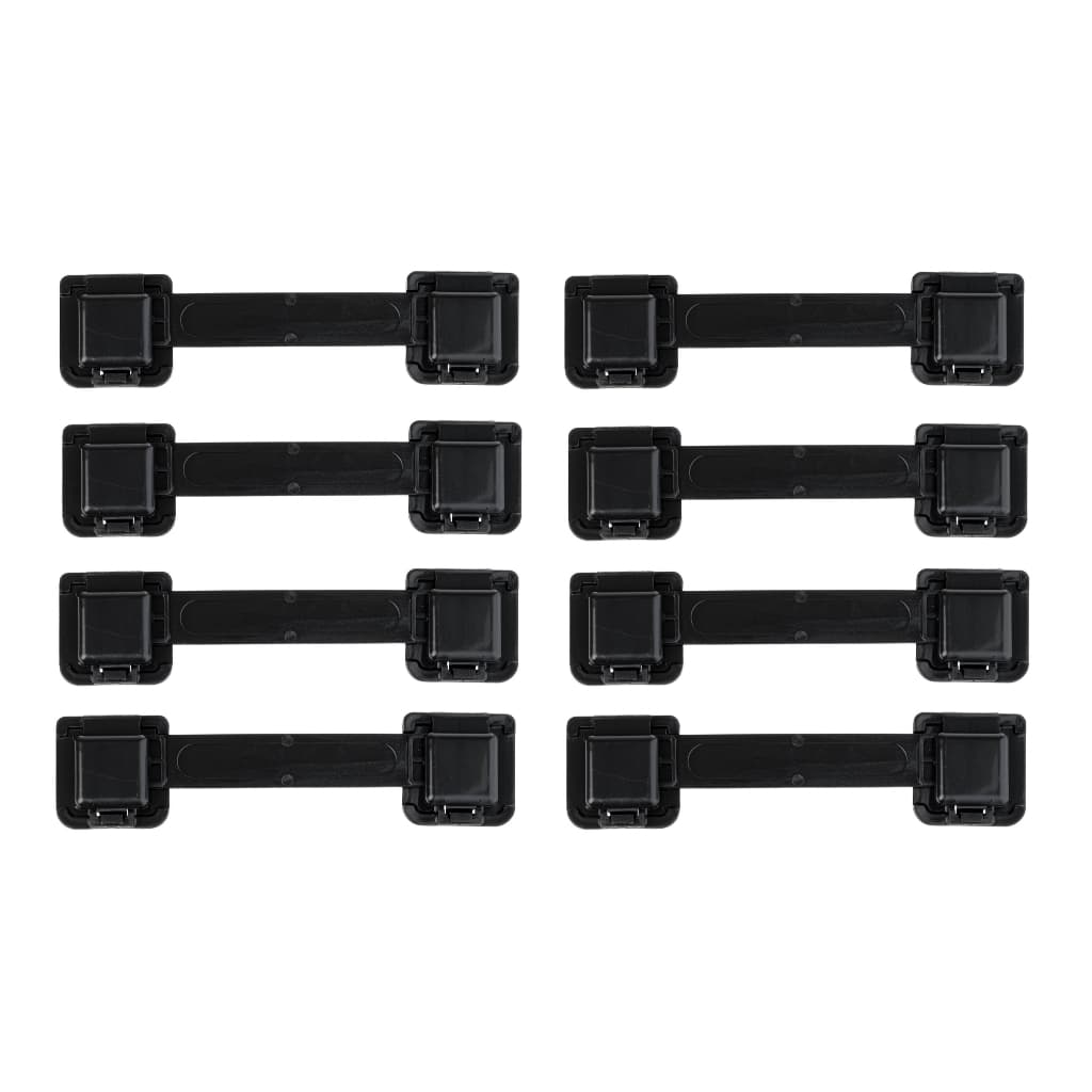 Kit 08 Trava De Gaveta Armário Segurança Protetor Infantil Bebê Reforçado