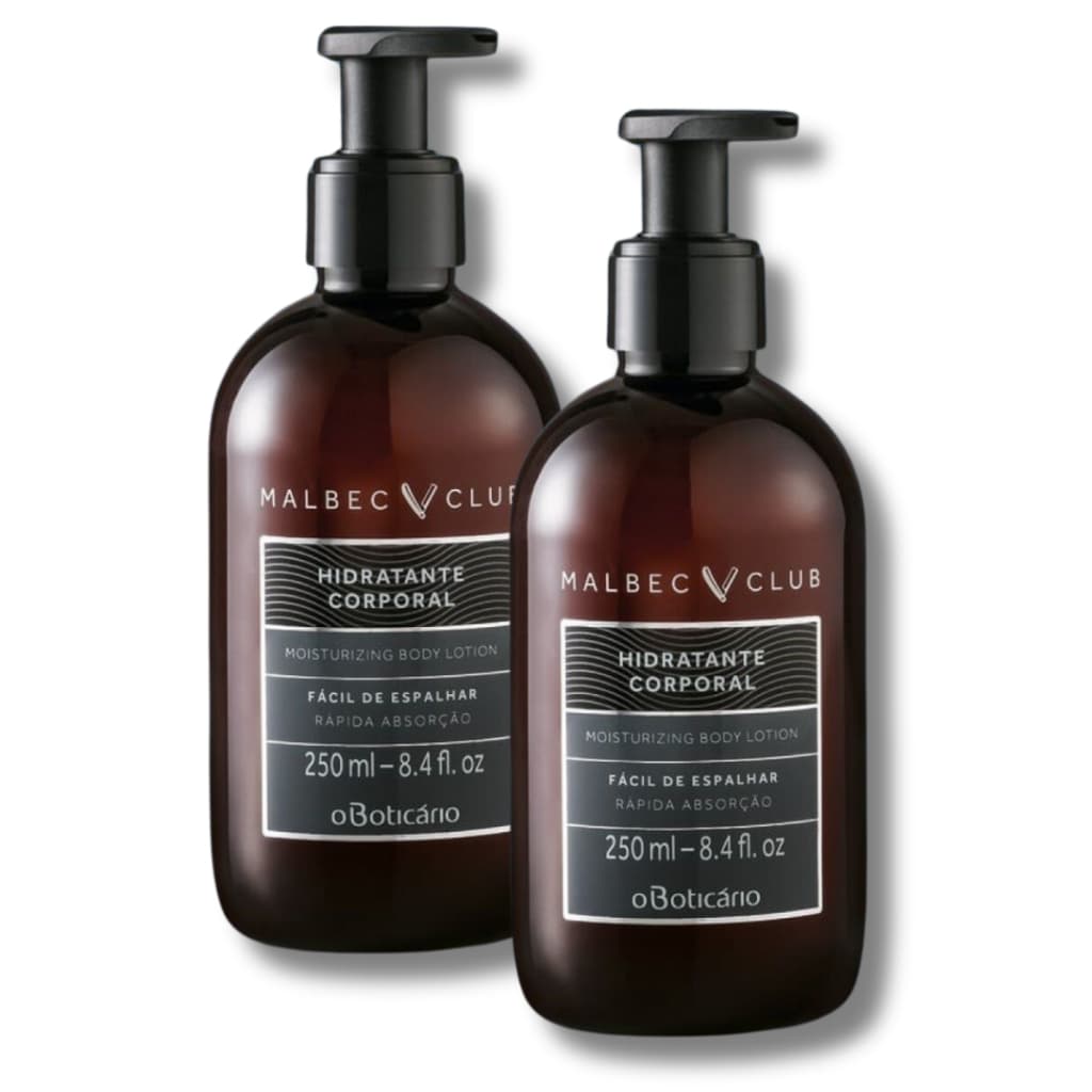 Kit 2 Cremes Hidratante Malbec - 200ml cada