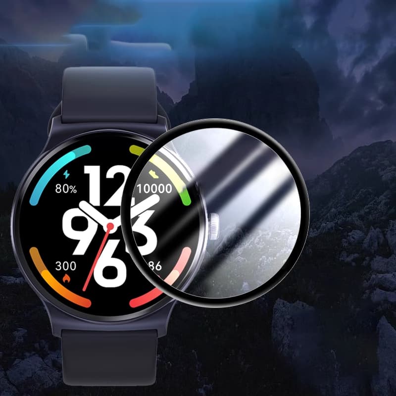 Adequado para relógios Haylou Solar Lite/Plus/ Pro/Neo/RS4 Plus/RS5,película cerâmica