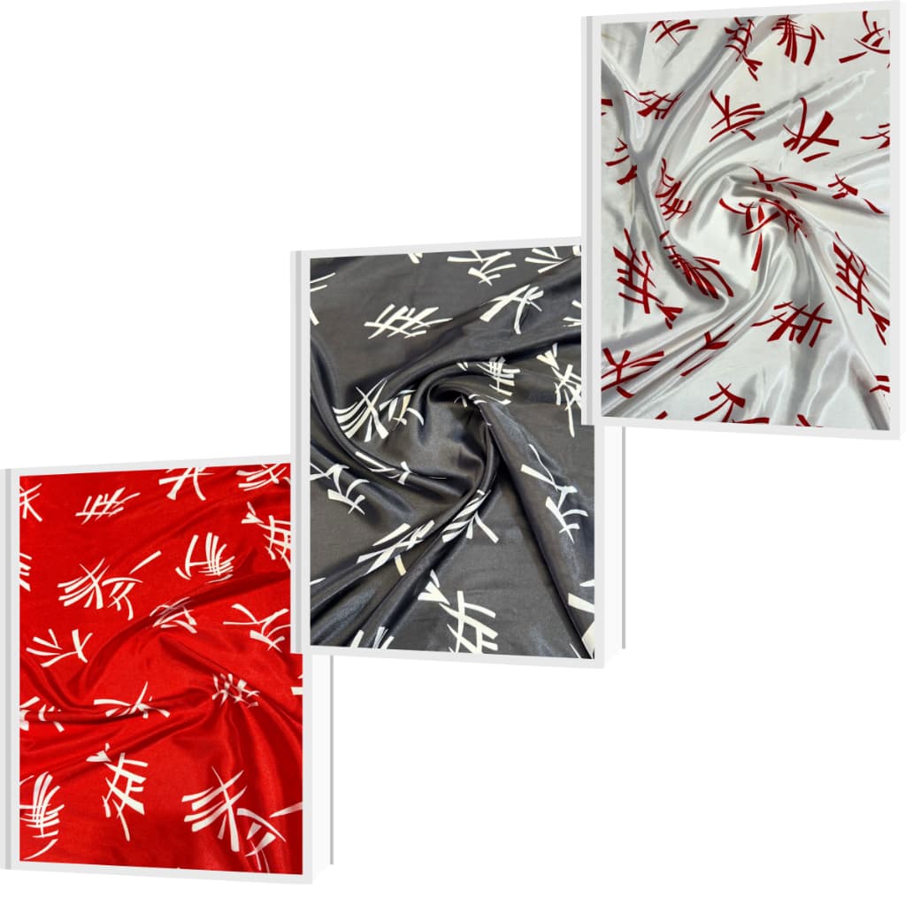 Tecido Cetim Estampa Japonesa 1,40m Decorações Temáticas Kimono