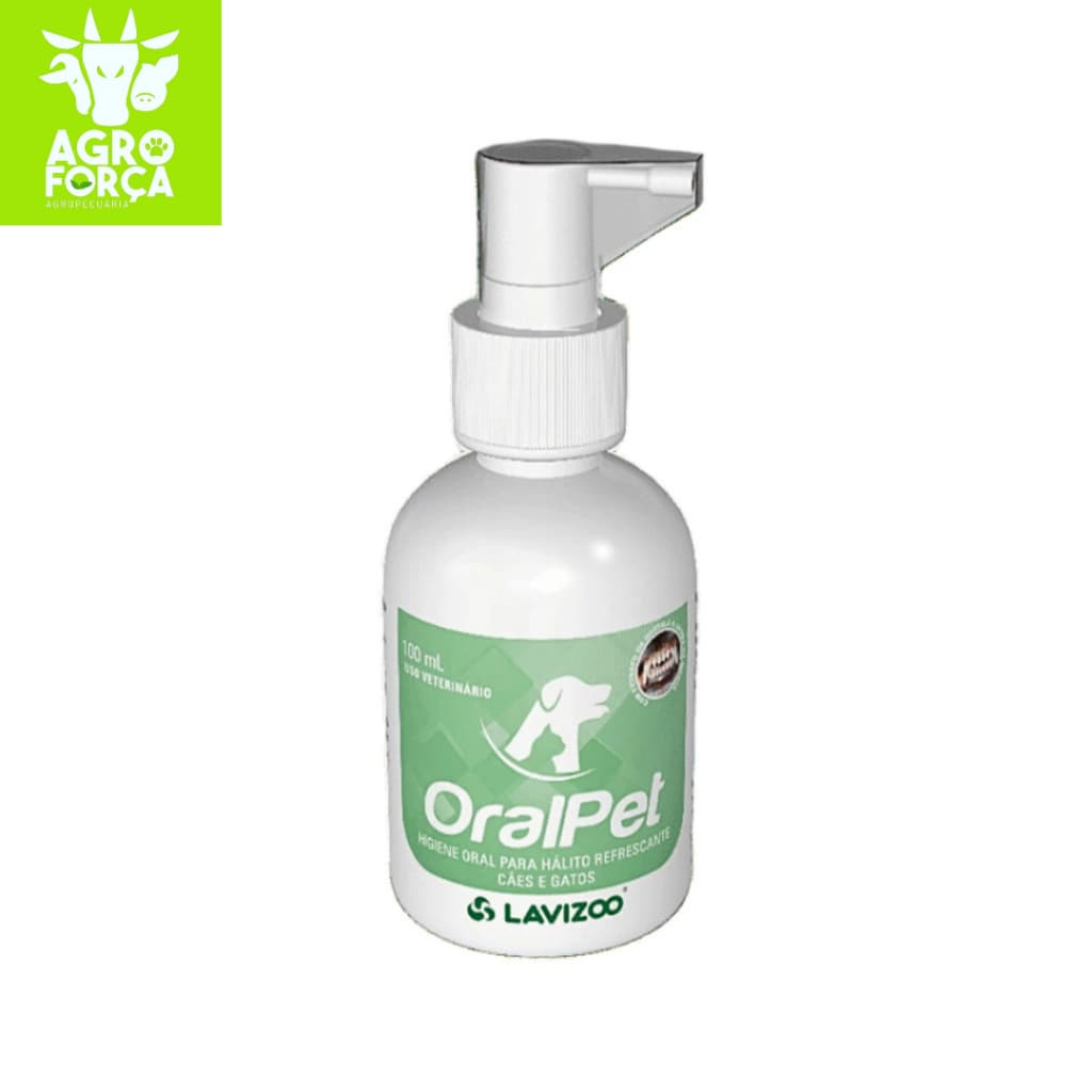 Oralpet Lavizoo 100ml Spray Bucal Anti Tártaro e Gengivite