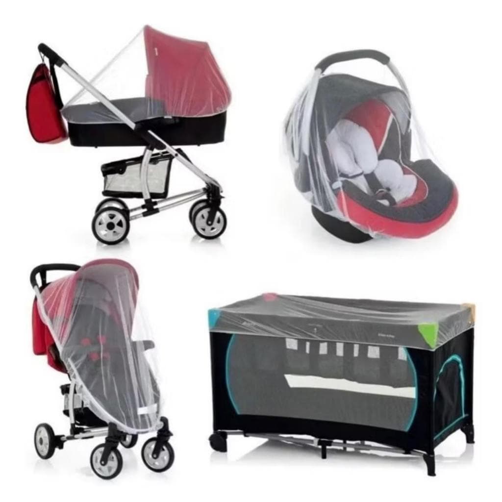 Mosquiteiro Para Berço Universal Carrinho e Cadeirinha